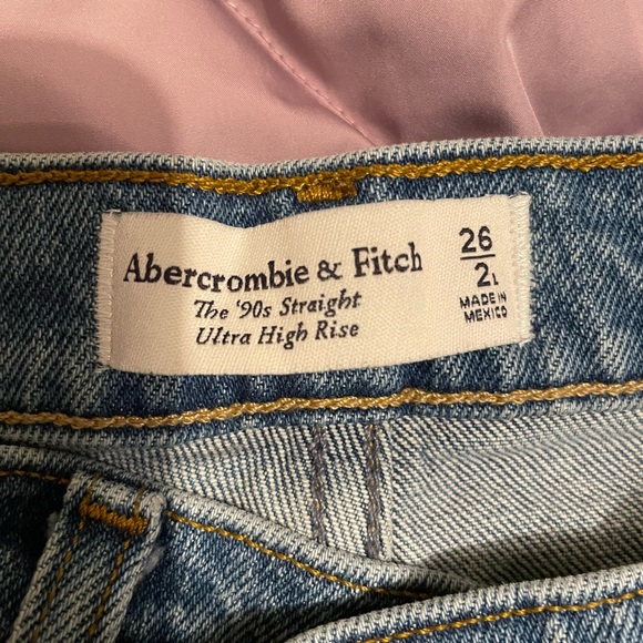 Abercrombie and Fitch High Rise Jeans Size 2L/26 - Picture 4 of 5